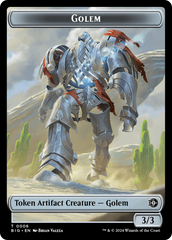 Golem // Plot Double-Sided Token [Outlaws of Thunder Junction: The Big Score Tokens] | Pegasus Games WI