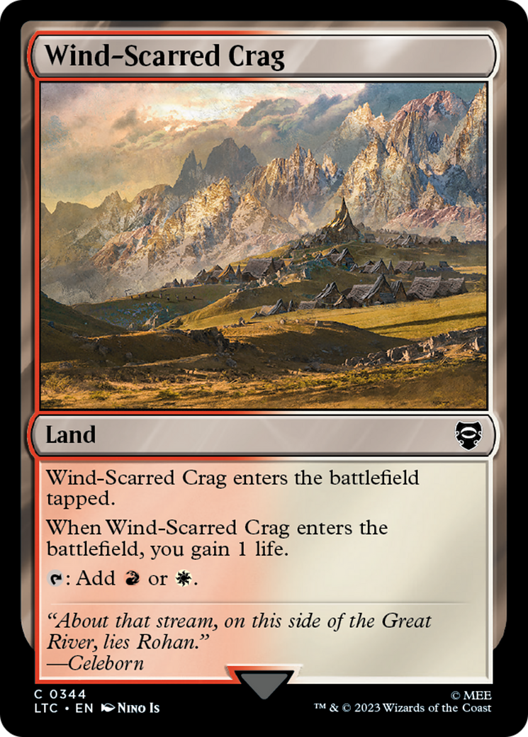 Wind-Scarred Crag [The Lord of the Rings: Tales of Middle-Earth Commander] | Pegasus Games WI