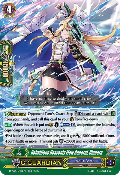 Rebellious Heavenly Flow General, Dianera (D-PS01/045EN) [P Clan Collection 2022] | Pegasus Games WI