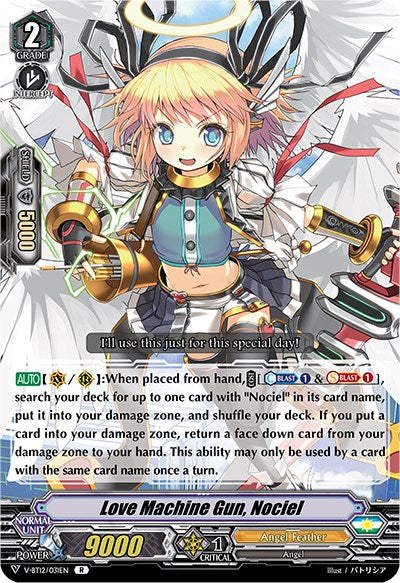 Love Machine Gun, Nociel (V-BT12/031EN) [Divine Lightning Radiance] | Pegasus Games WI
