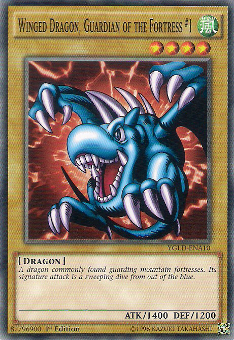 Winged Dragon, Guardian of the Fortress #1 [YGLD-ENA10] Common | Pegasus Games WI