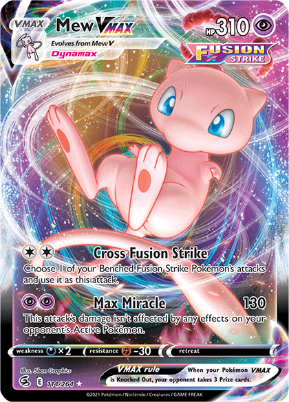 Mew VMAX (114/264) [Sword & Shield: Fusion Strike] | Pegasus Games WI