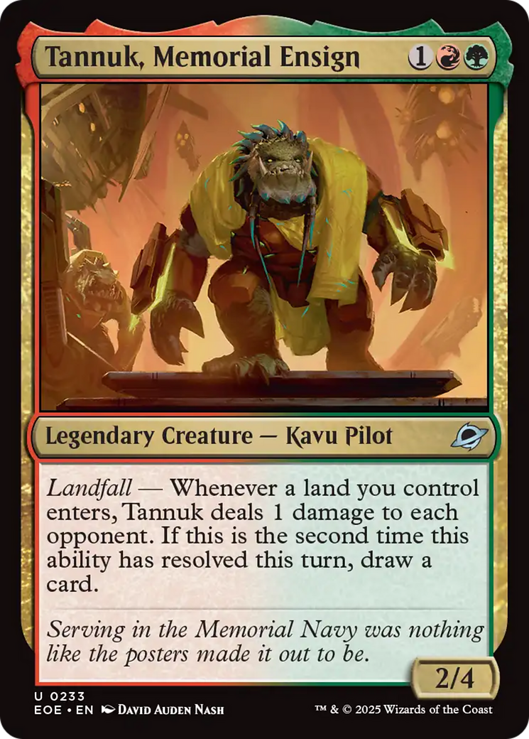 Tannuk, Memorial Ensign [Edge of Eternities] | Pegasus Games WI