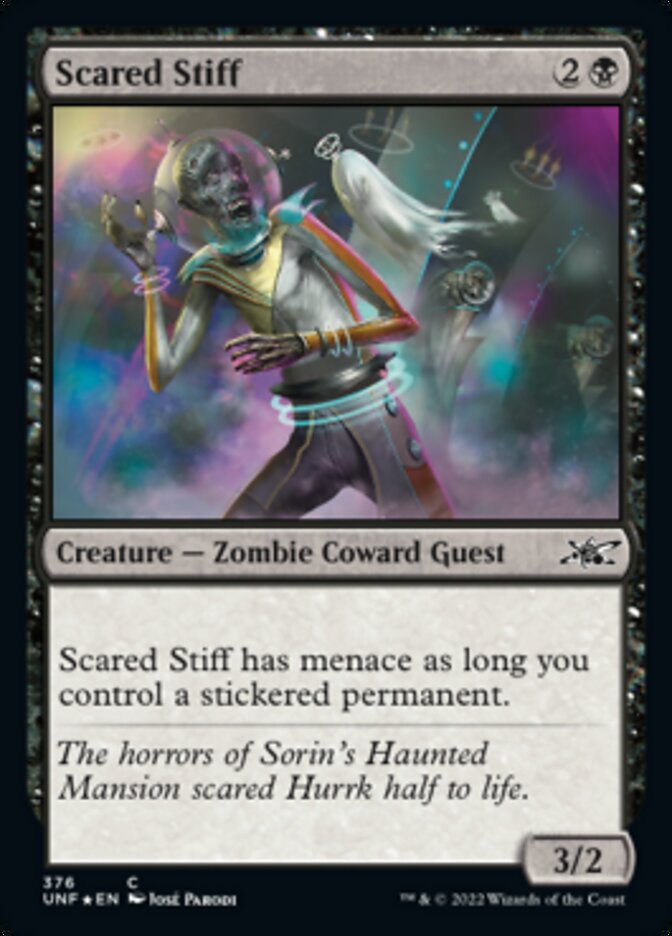 Scared Stiff (Galaxy Foil) [Unfinity] | Pegasus Games WI