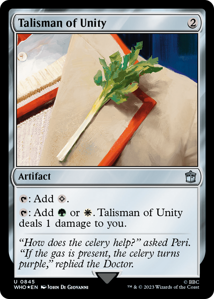 Talisman of Unity (Surge Foil) [Doctor Who] | Pegasus Games WI