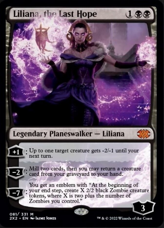 Liliana, the Last Hope [Double Masters 2022] | Pegasus Games WI