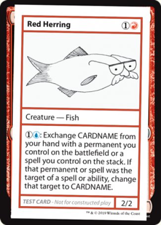 Red Herring (2021 Edition) [Mystery Booster Playtest Cards] | Pegasus Games WI