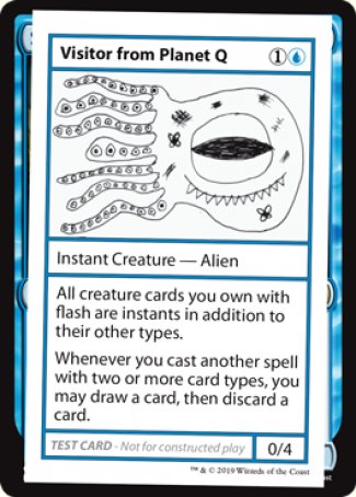 Visitor from Planet Q (2021 Edition) [Mystery Booster Playtest Cards] | Pegasus Games WI