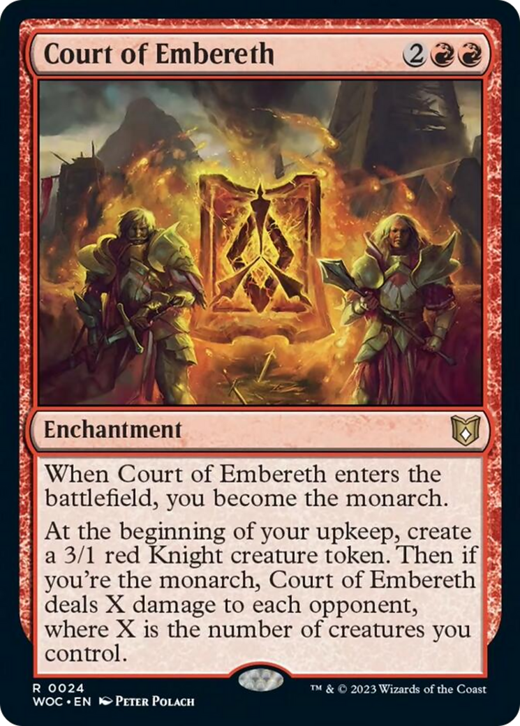 Court of Embereth [Wilds of Eldraine Commander] | Pegasus Games WI