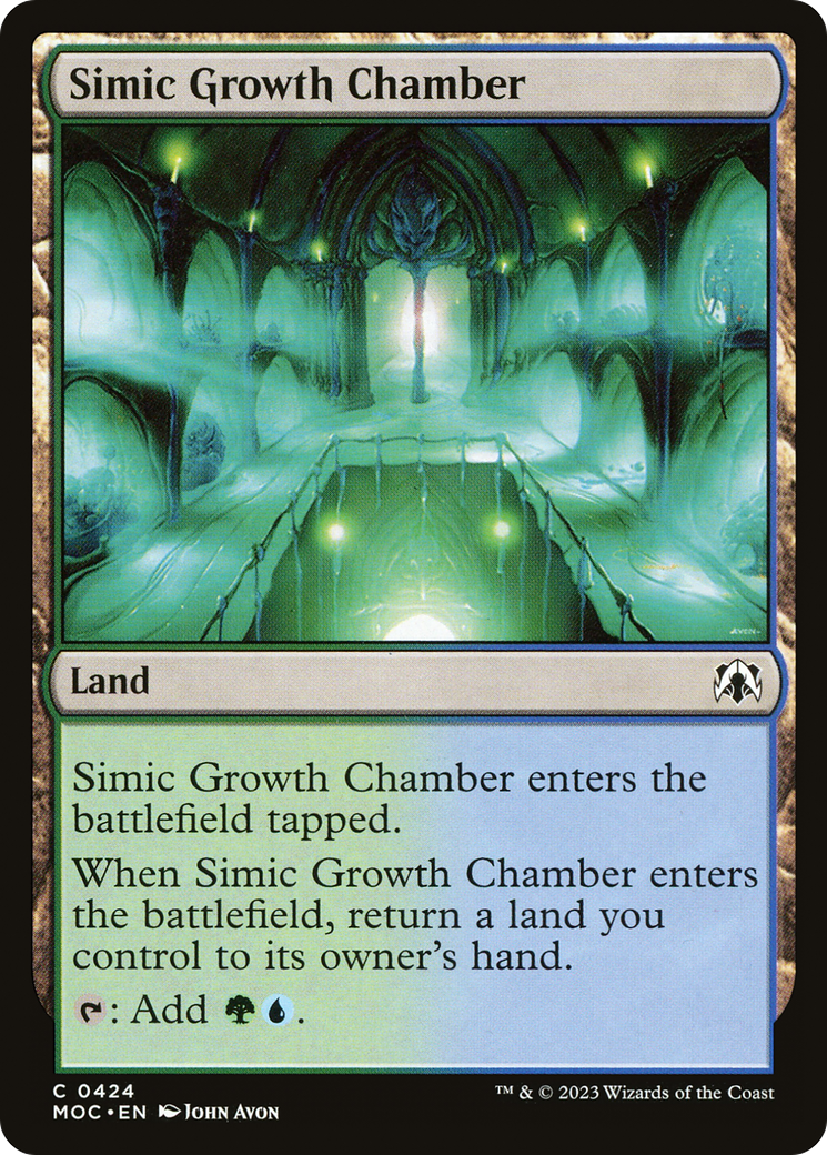 Simic Growth Chamber [March of the Machine Commander] | Pegasus Games WI