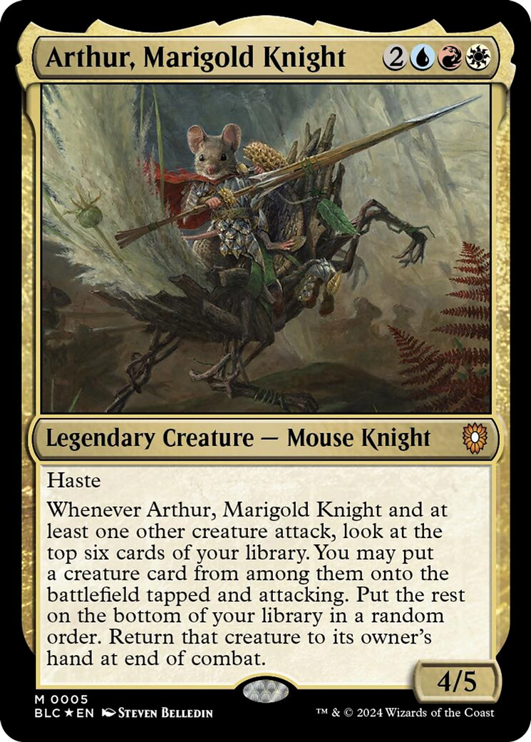 Arthur, Marigold Knight [Bloomburrow Commander] | Pegasus Games WI