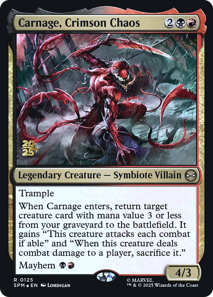 Carnage, Crimson Chaos [Wizards Play Network 2025] | Pegasus Games WI