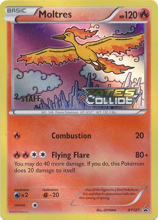 Moltres (XY127) (Staff) [XY: Black Star Promos] | Pegasus Games WI