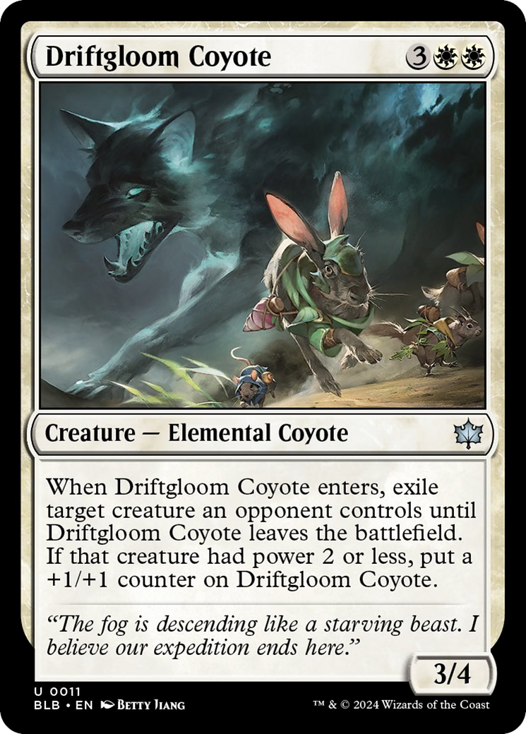 Driftgloom Coyote [Bloomburrow] | Pegasus Games WI