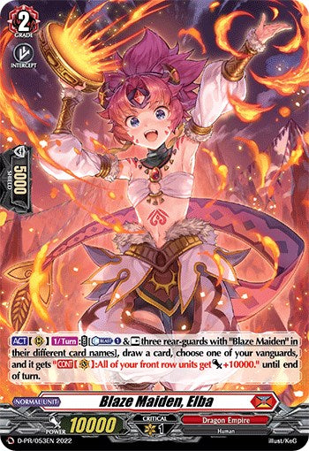 Blaze Maiden, Elba (D-PR/053EN) [D Promo Cards] | Pegasus Games WI