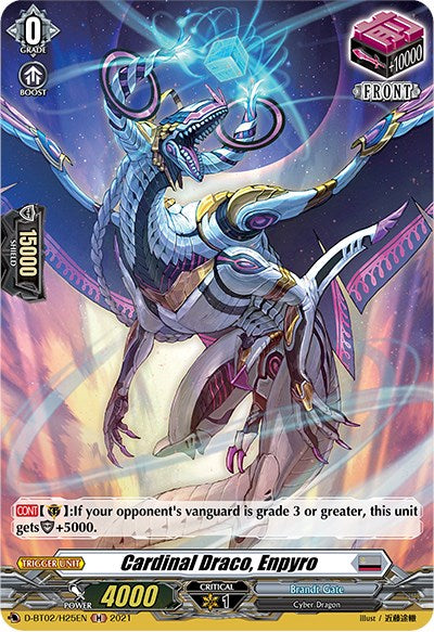 Cardinal Draco, Enpyro (D-BT02/H25EN) [A Brush with the Legends] | Pegasus Games WI
