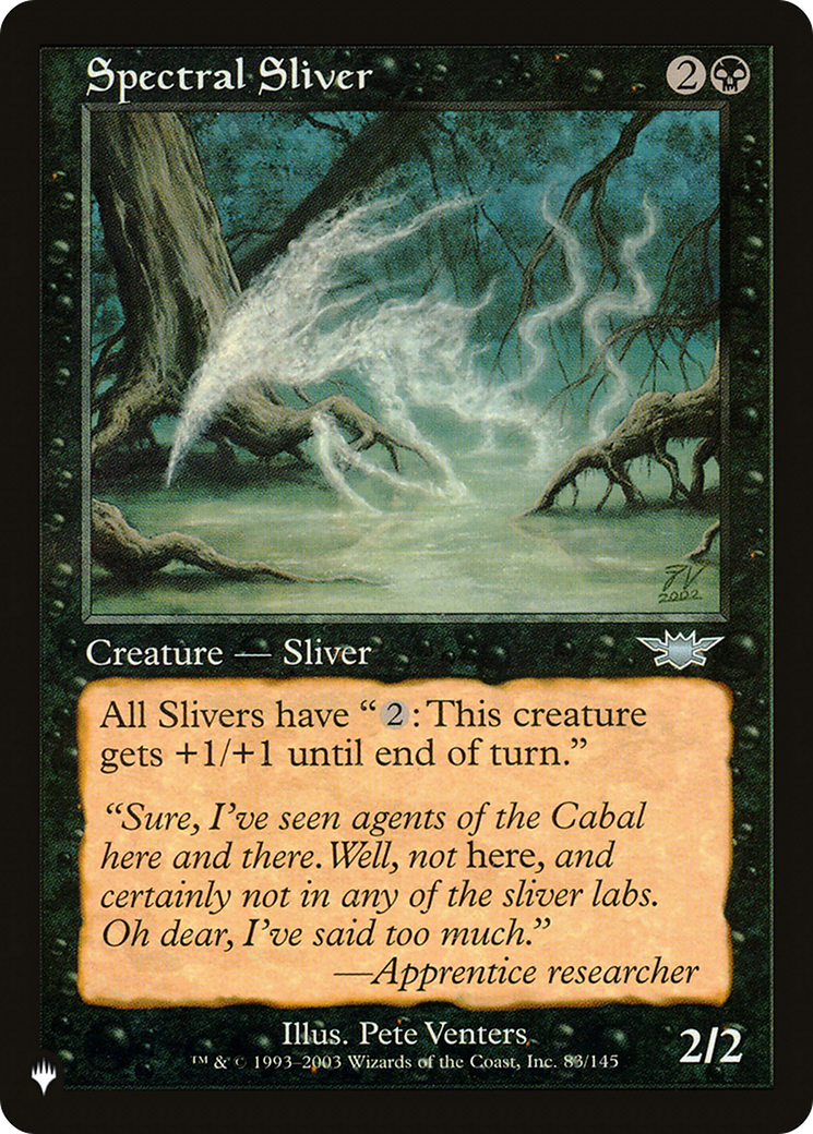 Spectral Sliver [The List Reprints] | Pegasus Games WI