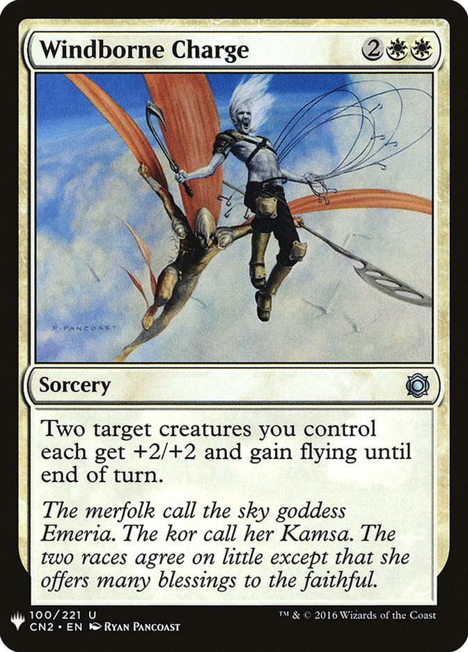Windborne Charge [Mystery Booster] | Pegasus Games WI