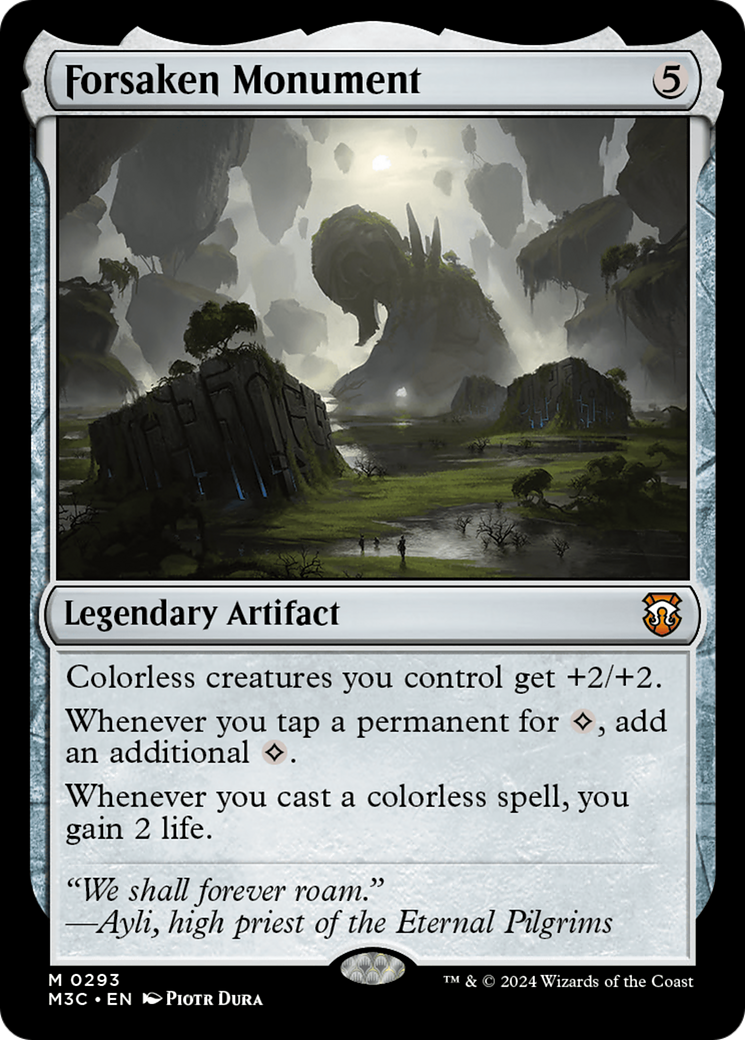 Forsaken Monument (Ripple Foil) [Modern Horizons 3 Commander] | Pegasus Games WI