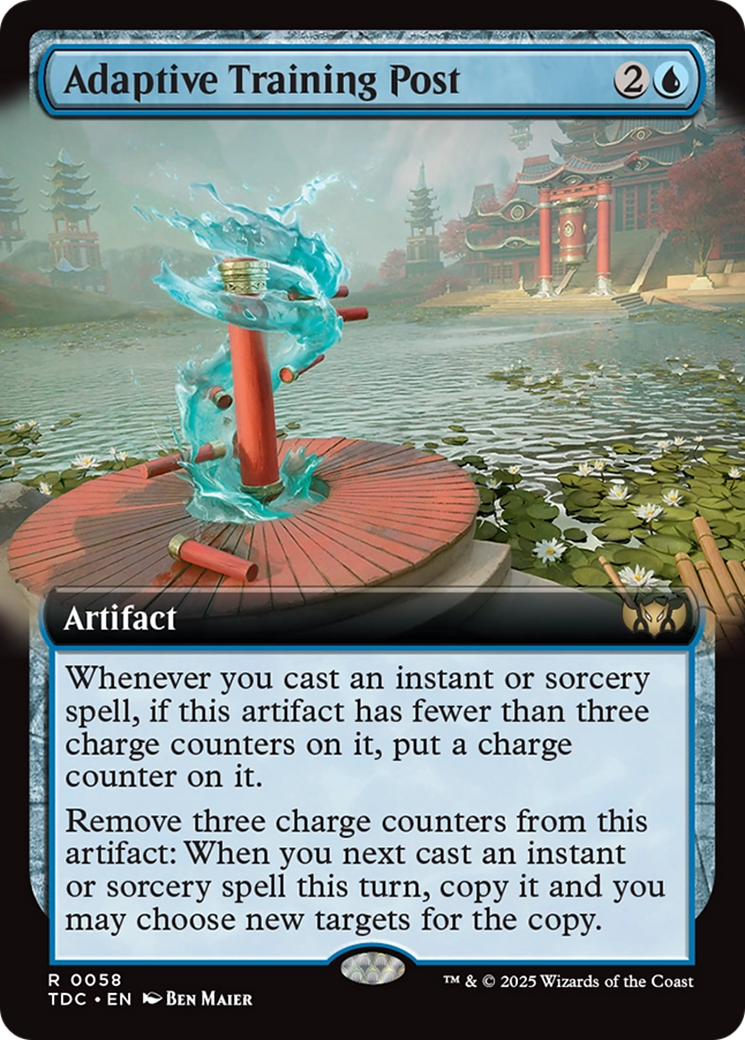 Adaptive Training Post (Extended Art) [Tarkir: Dragonstorm Commander] | Pegasus Games WI