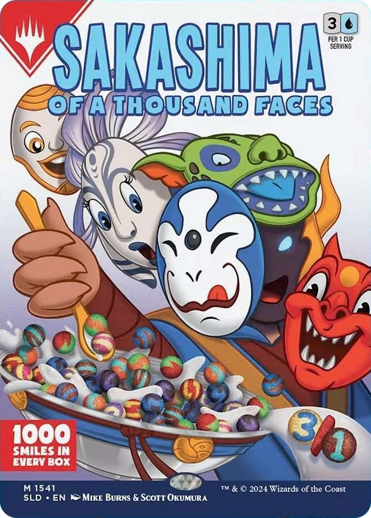 Sakashima of a Thousand Faces (Rainbow Foil) [Secret Lair Drop Series] | Pegasus Games WI