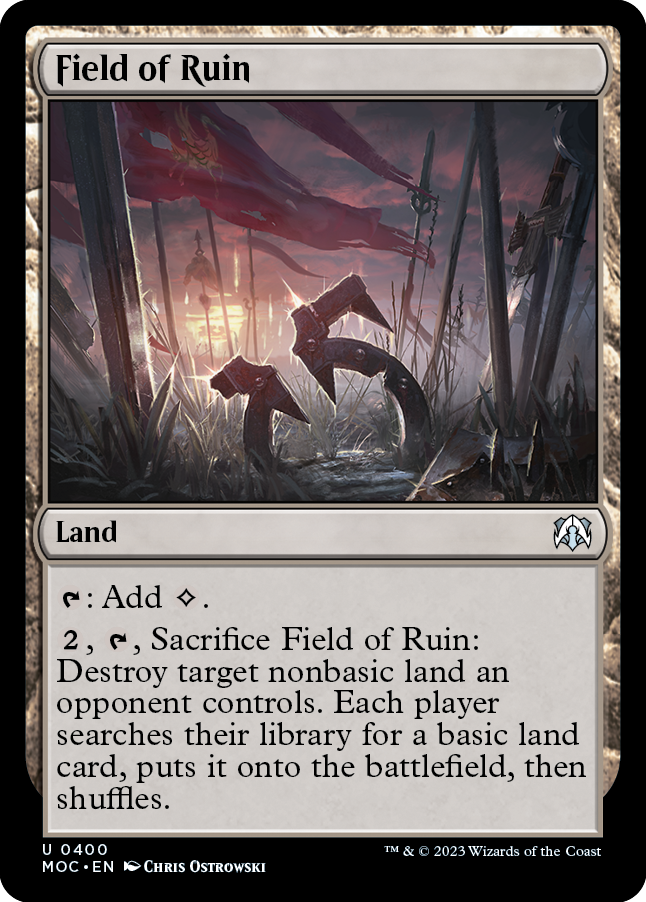 Field of Ruin [March of the Machine Commander] | Pegasus Games WI