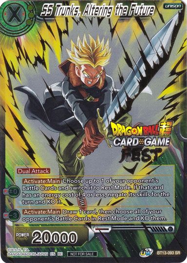 SS Trunks, Altering the Future (Card Game Fest 2022) (BT13-093) [Tournament Promotion Cards] | Pegasus Games WI