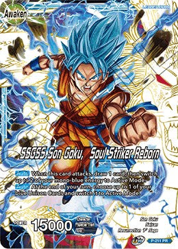 Super Saiyan God Son Goku // SSGSS Son Goku, Soul Striker Reborn (P-211) [Promotion Cards] | Pegasus Games WI