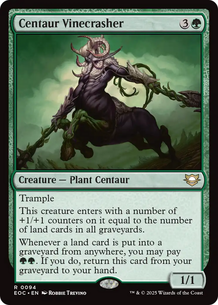 Centaur Vinecrasher [Edge of Eternities Commander] | Pegasus Games WI