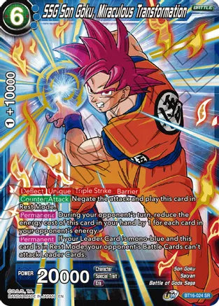 SSG Son Goku, Miraculous Transformation (BT16-024) [Realm of the Gods] | Pegasus Games WI