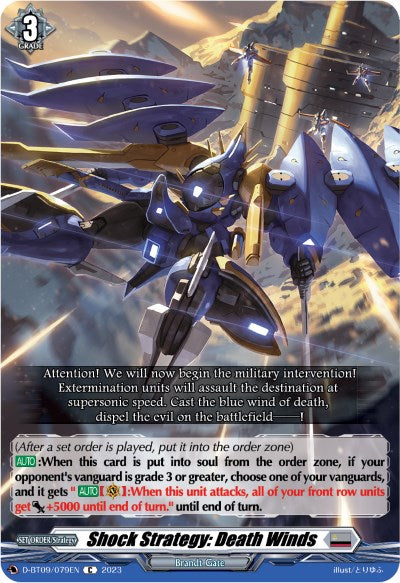 Shock Strategy: Death Winds (D-BT09/079EN) [Dragontree Invasion] | Pegasus Games WI