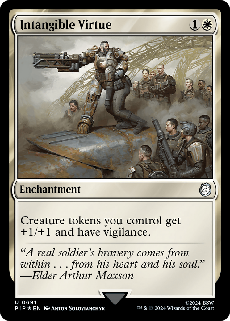 Intangible Virtue (Surge Foil) [Fallout] | Pegasus Games WI