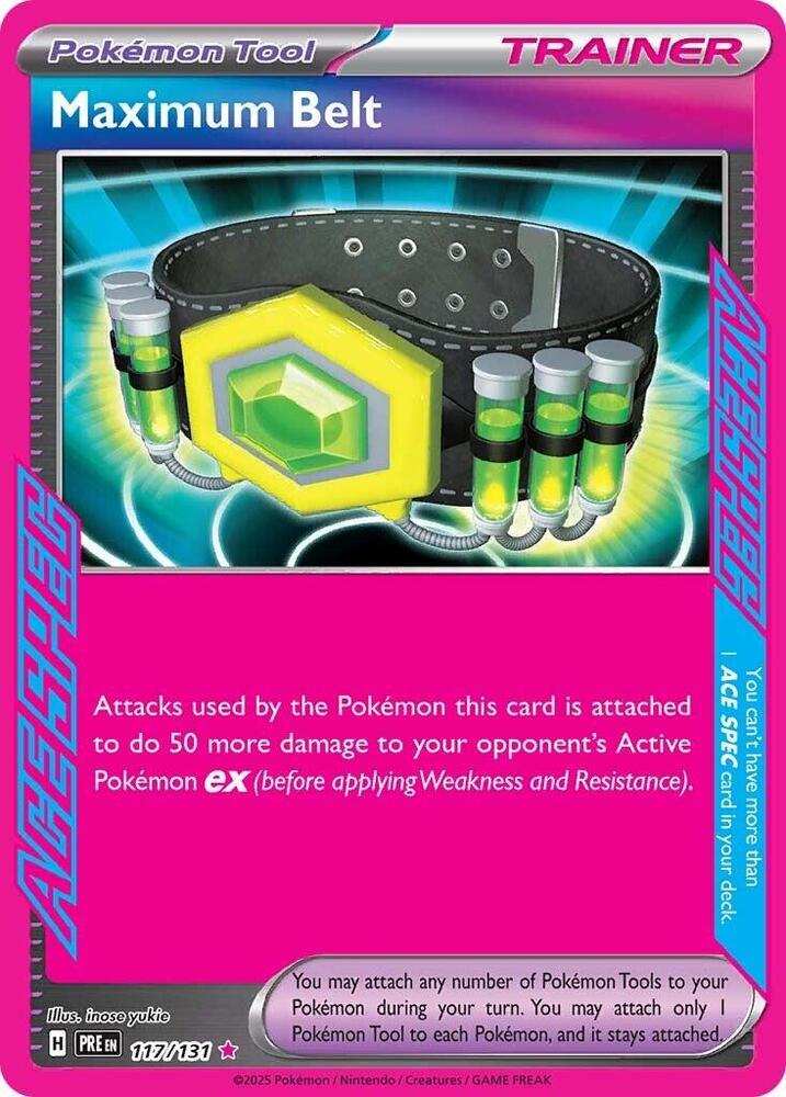 Maximum Belt (117/131) [Scarlet & Violet: Prismatic Evolutions] | Pegasus Games WI