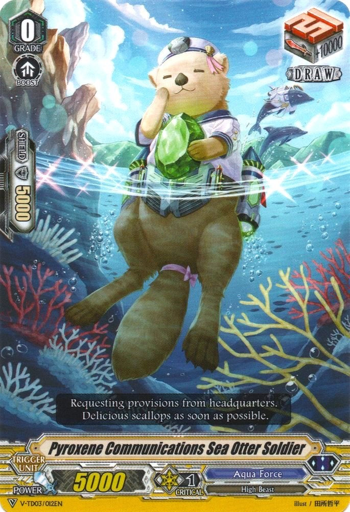 Pyroxene Communications Sea Otter Soldier (V-TD03/012EN) [Leon Soryu] | Pegasus Games WI