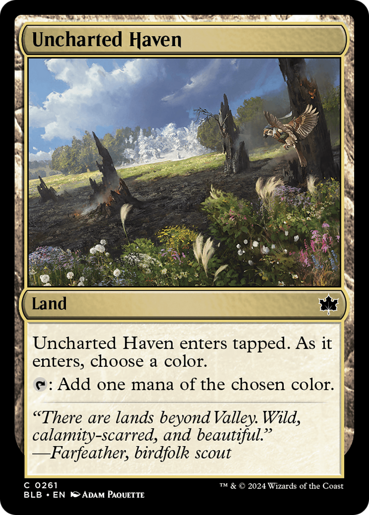 Uncharted Haven [Bloomburrow] | Pegasus Games WI