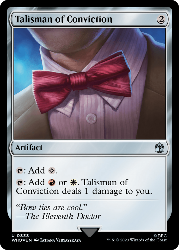 Talisman of Conviction (Surge Foil) [Doctor Who] | Pegasus Games WI