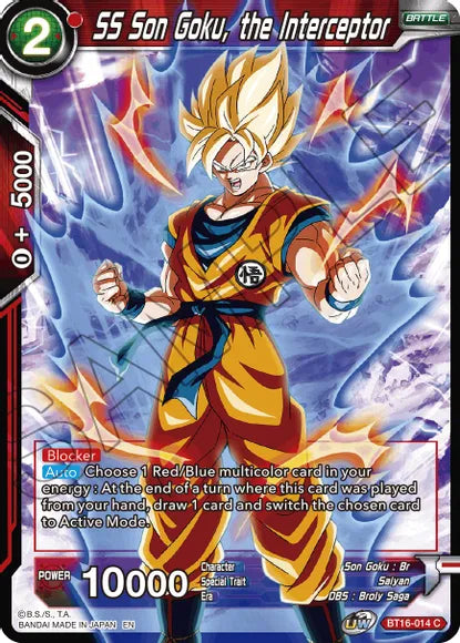 SS Son Goku, the Interceptor (BT16-014) [Realm of the Gods] | Pegasus Games WI