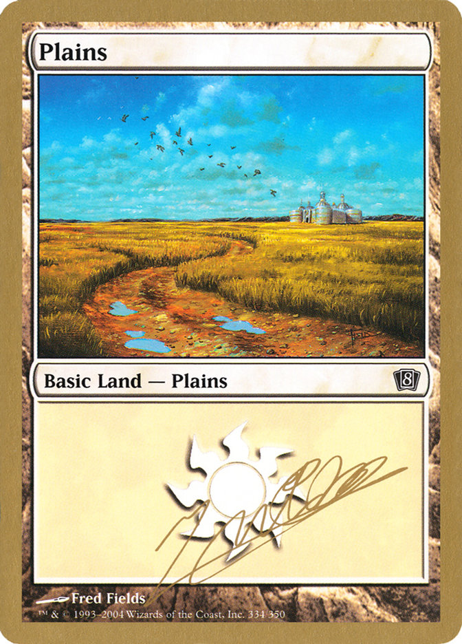 Plains (jn334) (Julien Nuijten) [World Championship Decks 2004] | Pegasus Games WI