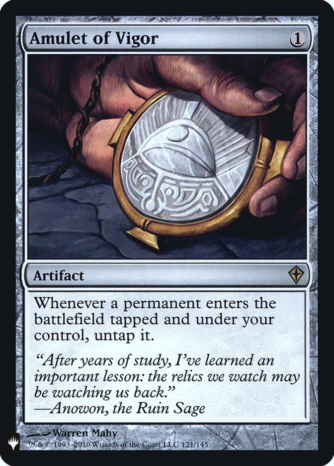 Amulet of Vigor [Mystery Booster] | Pegasus Games WI