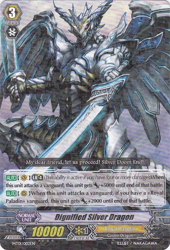 Dignified Silver Dragon (Foil) (MT01/002EN) [Mega Trial Deck 1: Rise to Royalty] | Pegasus Games WI