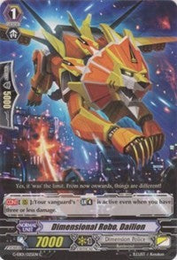 Dimensional Robo, Dailion (G-EB01/025EN) [Cosmic Roar] | Pegasus Games WI