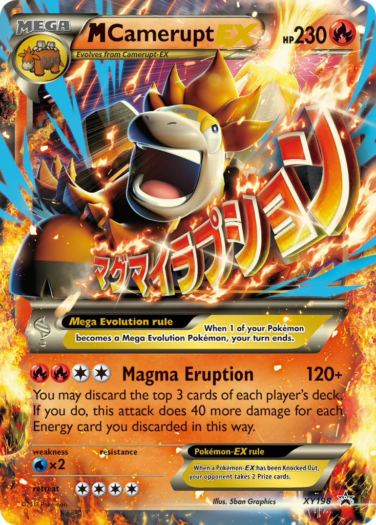 M Camerupt EX (XY198) [XY: Black Star Promos] | Pegasus Games WI