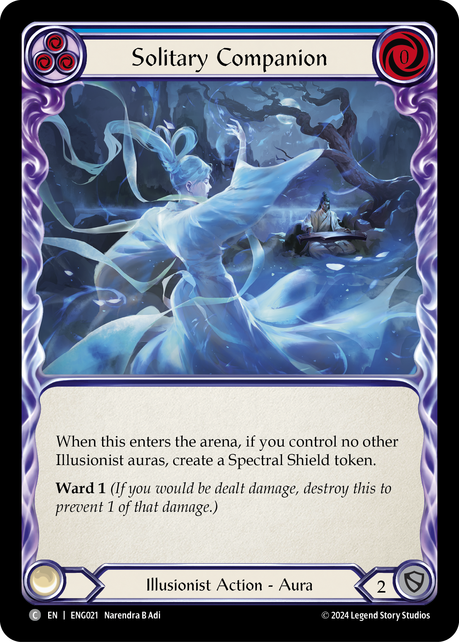Solitary Companion [ENG021] (Part the Mistveil Enigma Blitz Deck) | Pegasus Games WI