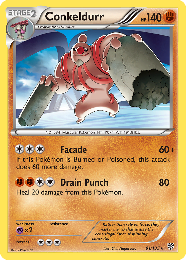 Conkeldurr (81/135) [Black & White: Plasma Storm] | Pegasus Games WI