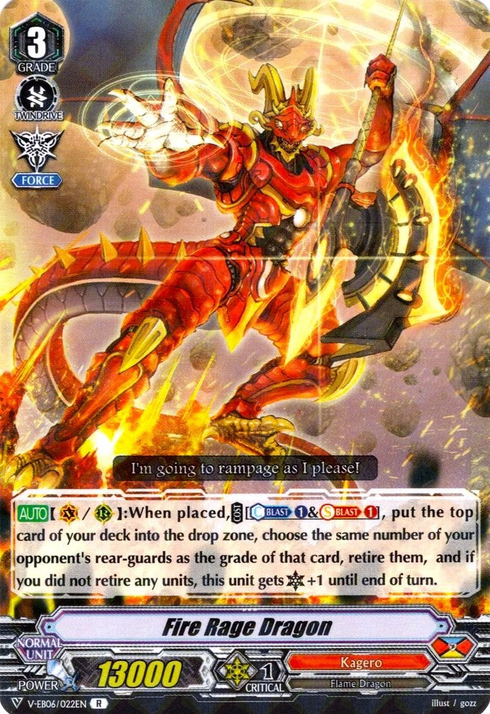 Fire Rage Dragon (V-EB06/022EN) [Light of Salvation, Logic of Destruction] | Pegasus Games WI