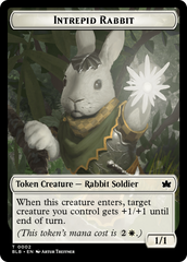 Bat // Intrepid Rabbit Double-Sided Token [Bloomburrow Tokens] | Pegasus Games WI