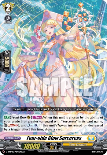 Four-side Glow Sorceress (D-PR/127EN) [D Promo Cards] | Pegasus Games WI