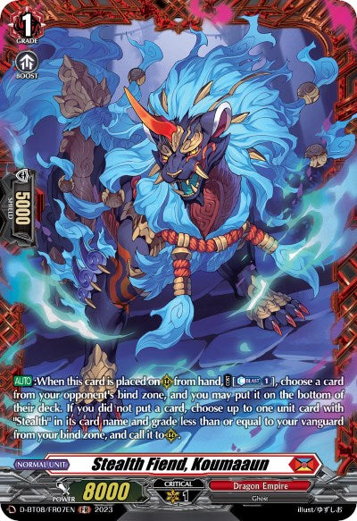 Stealth Fiend, Koumaaun (D-BT08/FR07EN) [Minerva Rising] | Pegasus Games WI