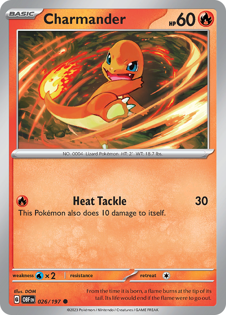 Charmander (026/197) [Scarlet & Violet: Obsidian Flames] | Pegasus Games WI