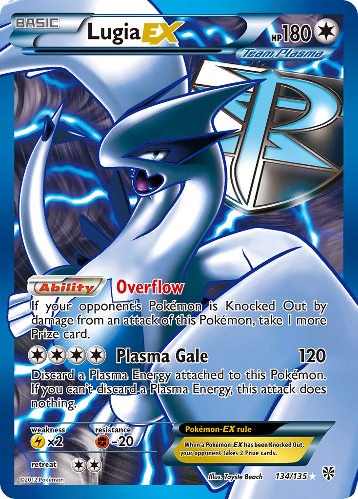 Lugia EX (134/135) [Black & White: Plasma Storm] | Pegasus Games WI